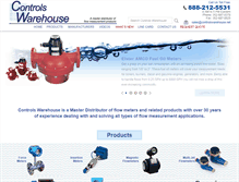 Tablet Screenshot of controlswarehouse.net